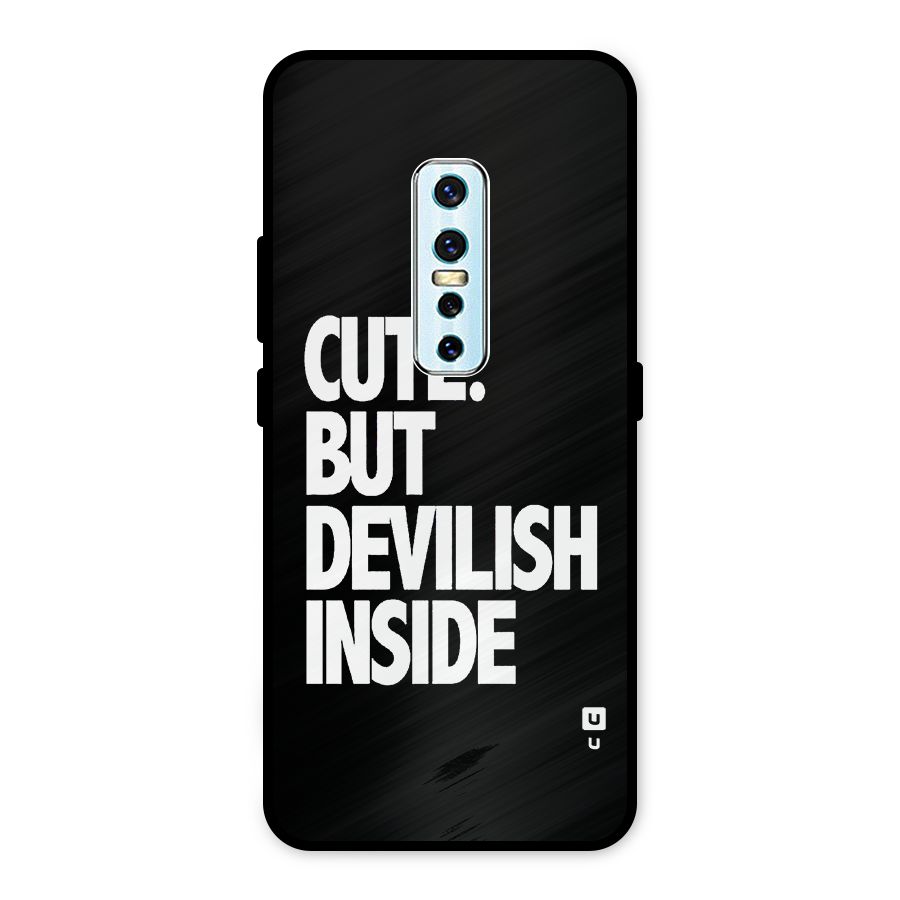 Devil Inside Metal Back Case for Vivo V17 Pro
