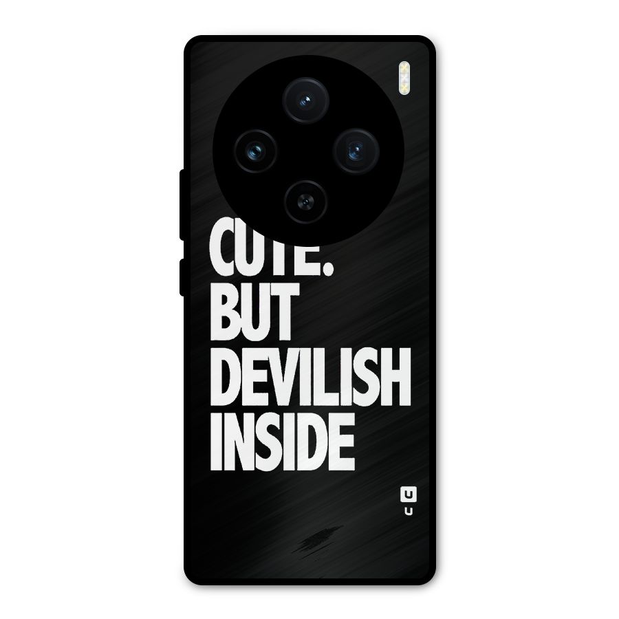 Devil Inside Metal Back Case for Vivo X100