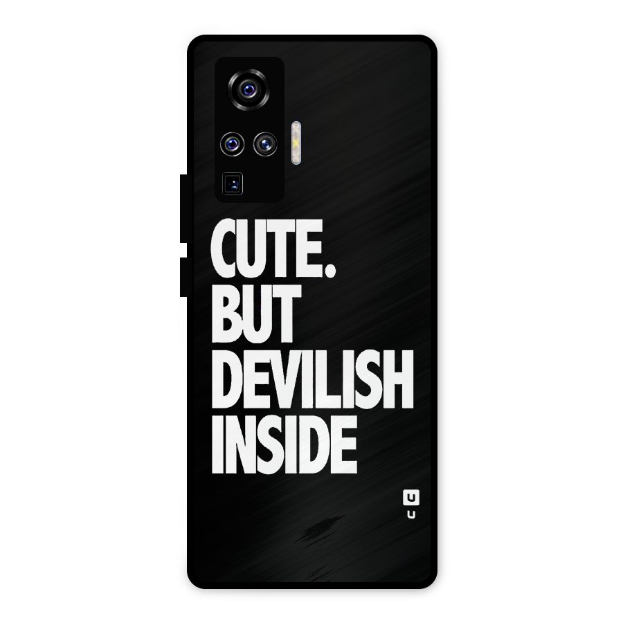 Devil Inside Metal Back Case for Vivo X50 Pro