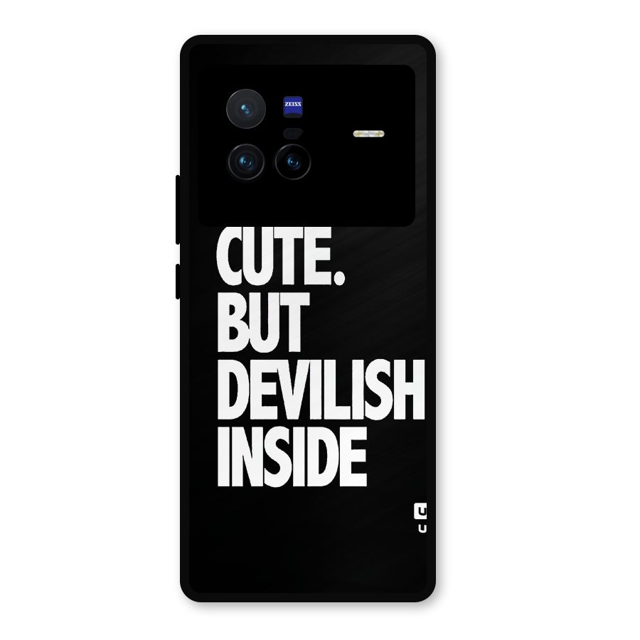 Devil Inside Metal Back Case for Vivo X80