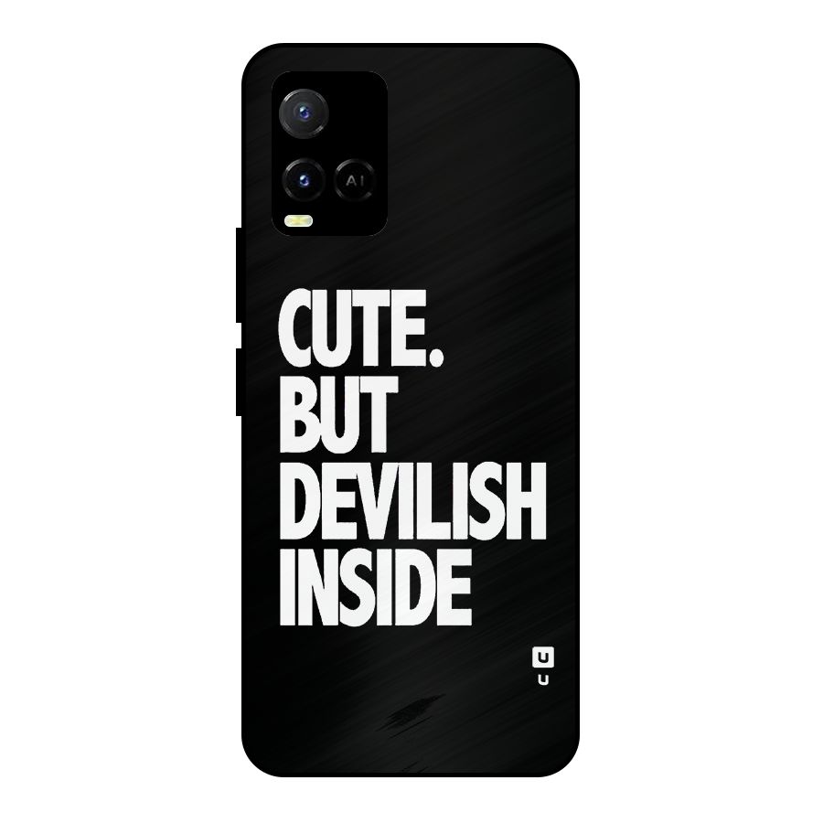Devil Inside Metal Back Case for Vivo Y21T