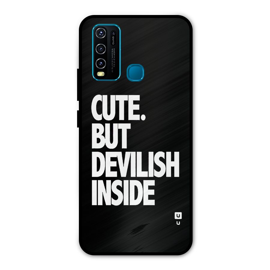 Devil Inside Metal Back Case for Vivo Y30