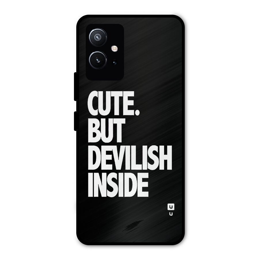 Devil Inside Metal Back Case for Vivo Y75 5G