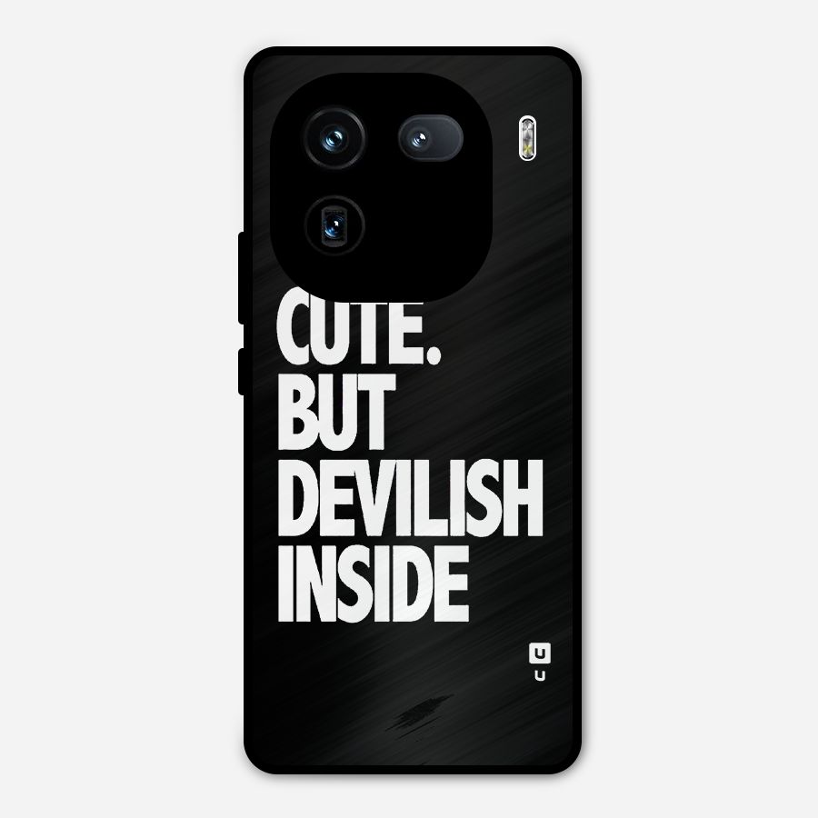Devil Inside Metal Back Case for iQOO 12