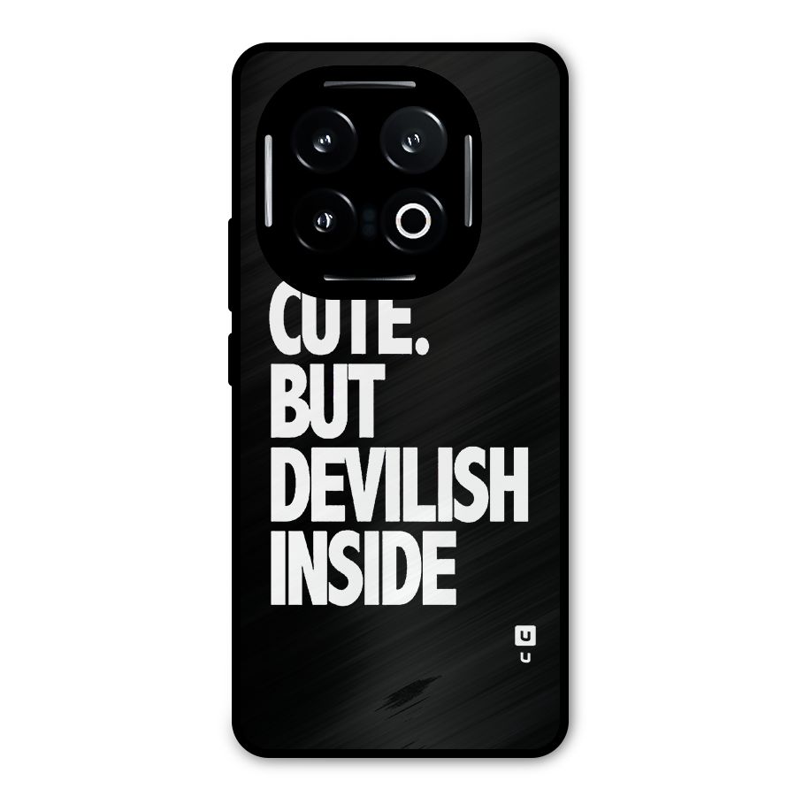 Devil Inside Metal Back Case for iQOO 13