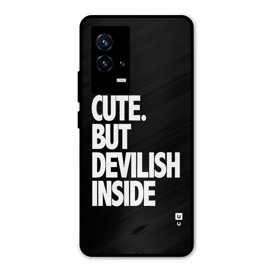 Devil Inside Metal Back Case for iQOO 9 5G
