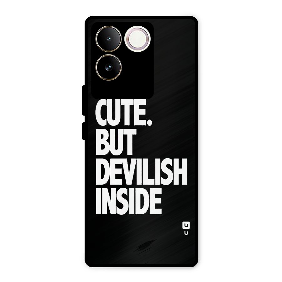 Devil Inside Metal Back Case for iQOO Z7 Pro
