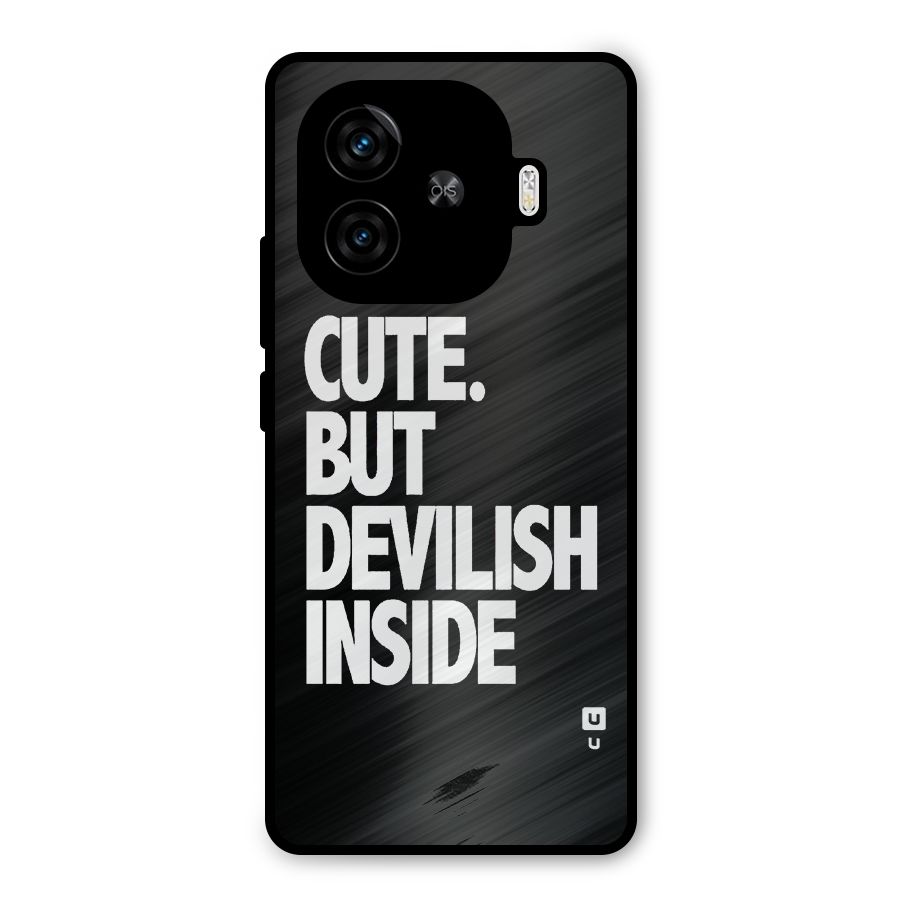 Devil Inside Metal Back Case for iQOO Z9 Turbo