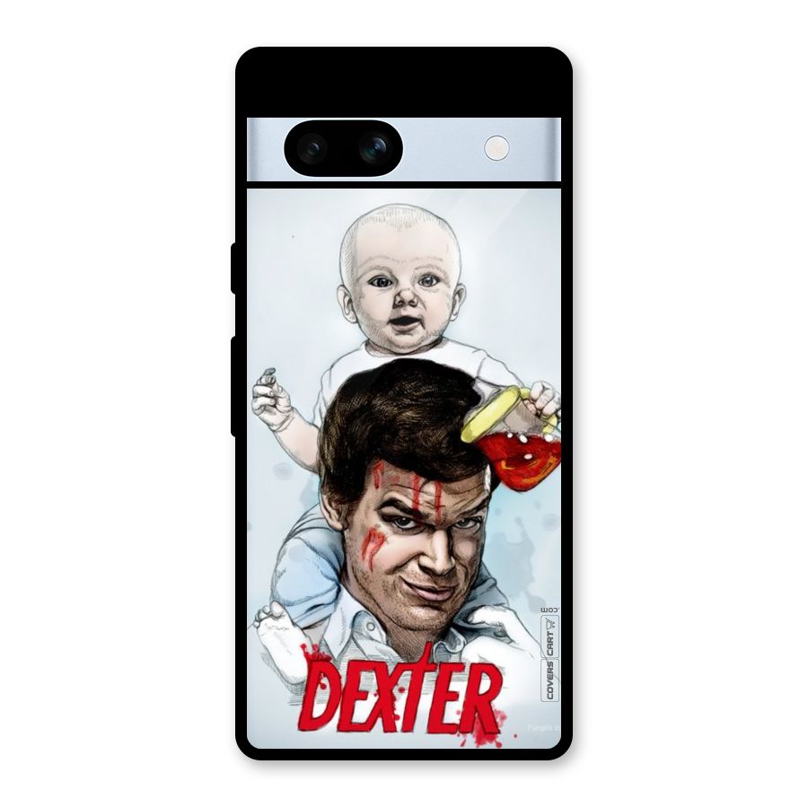 Dexter Artwork Glass Back Case for Google Pixel 7a