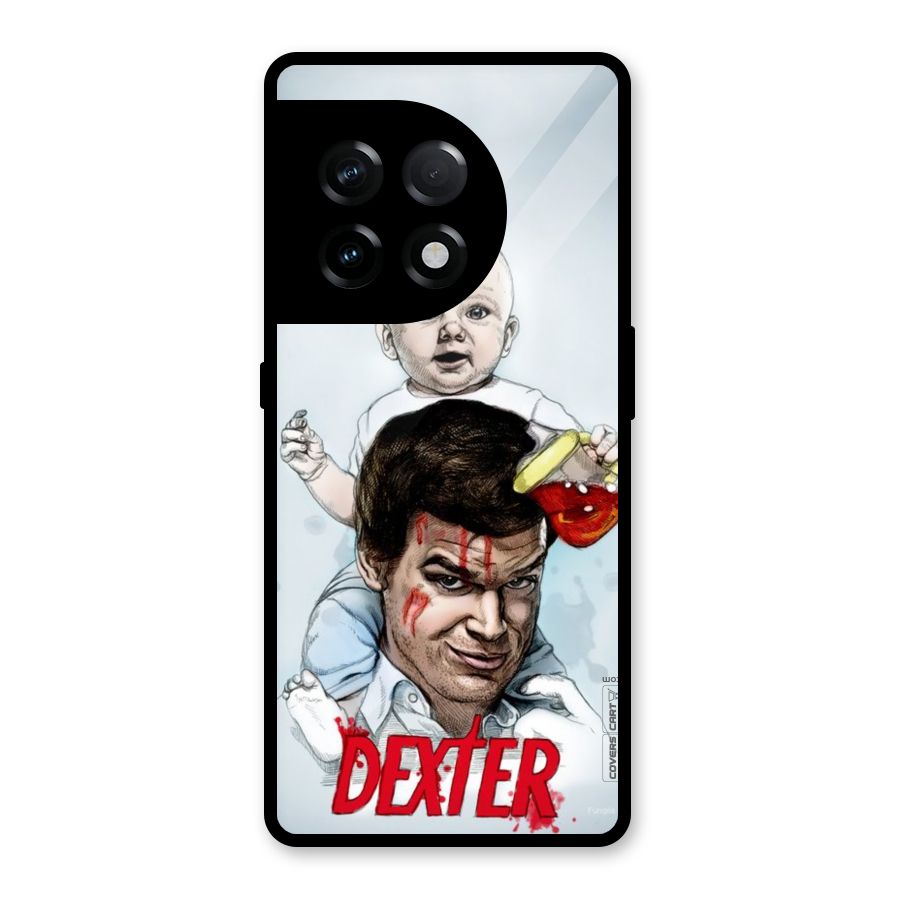 Dexter Artwork Glass Back Case for OnePlus 11R