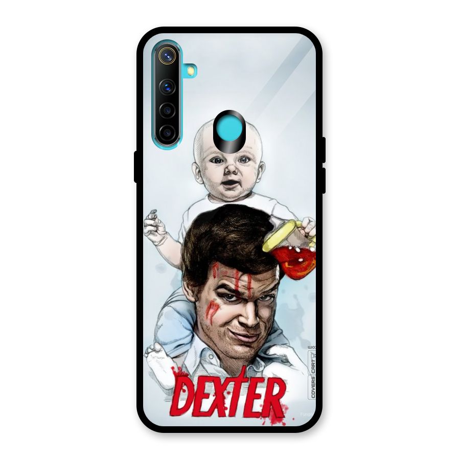 Dexter Artwork Glass Back Case for Realme 5