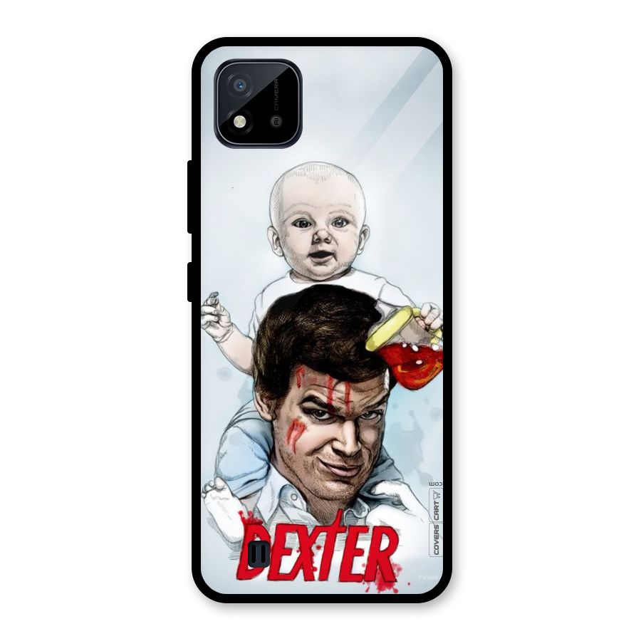 Dexter Artwork Glass Back Case for Realme C11 2021