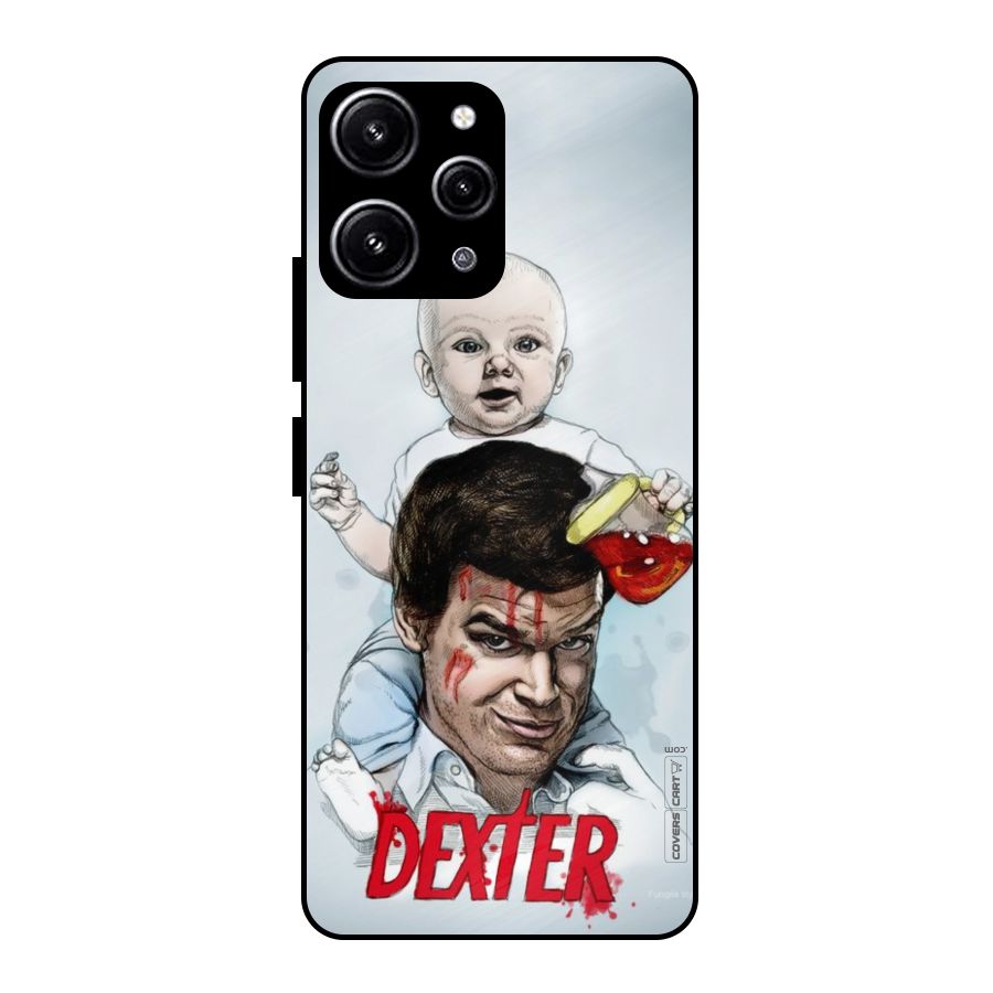 Dexter Artwork Glass Back Case for Redmi 12 4G