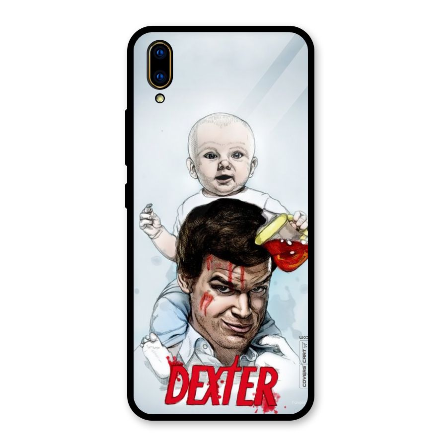Dexter Artwork Glass Back Case for Vivo V11 Pro