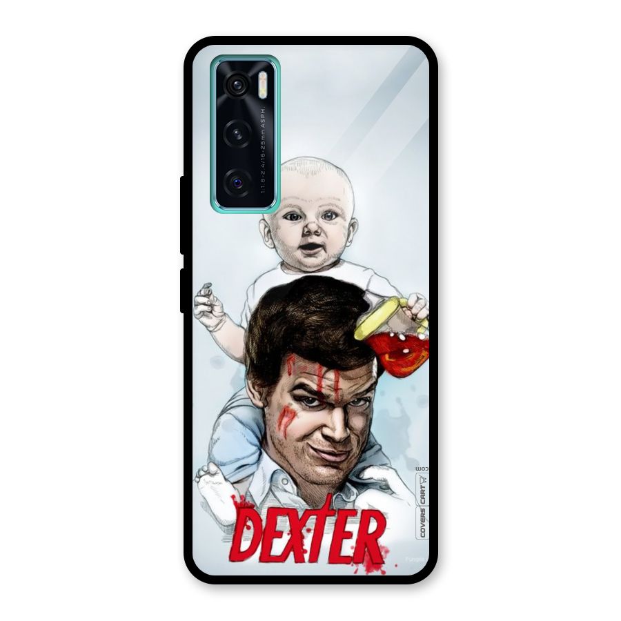 Dexter Artwork Glass Back Case for Vivo V20 SE