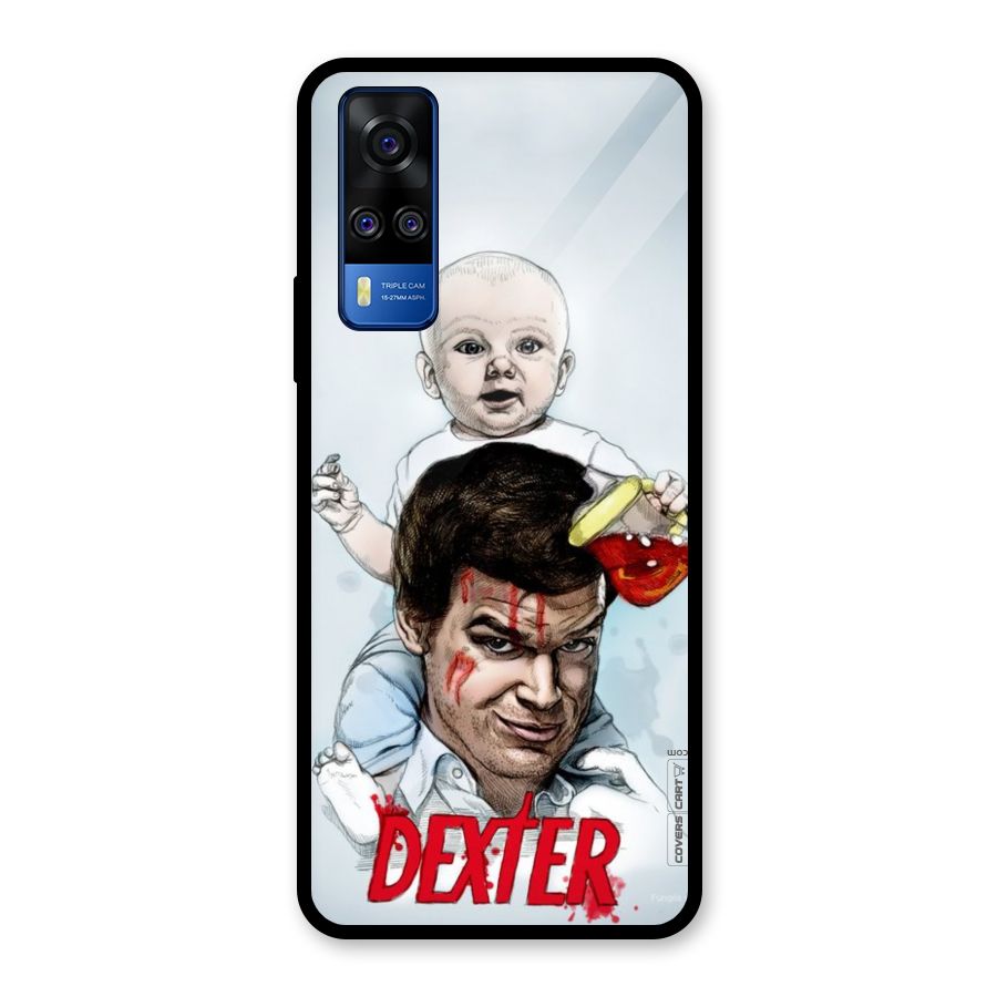 Dexter Artwork Glass Back Case for Vivo Y31