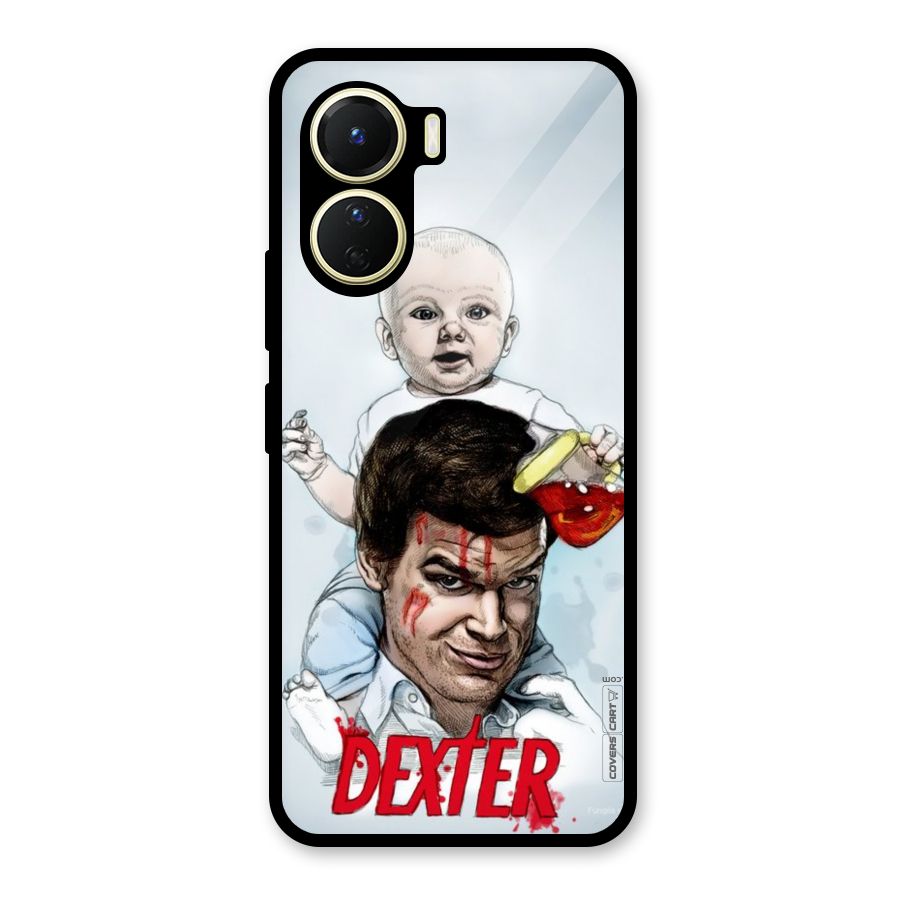 Dexter Artwork Glass Back Case for Vivo Y56