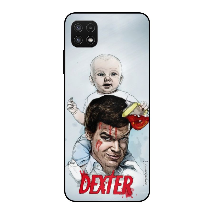 Dexter Artwork Metal Back Case for Galaxy A22 5G