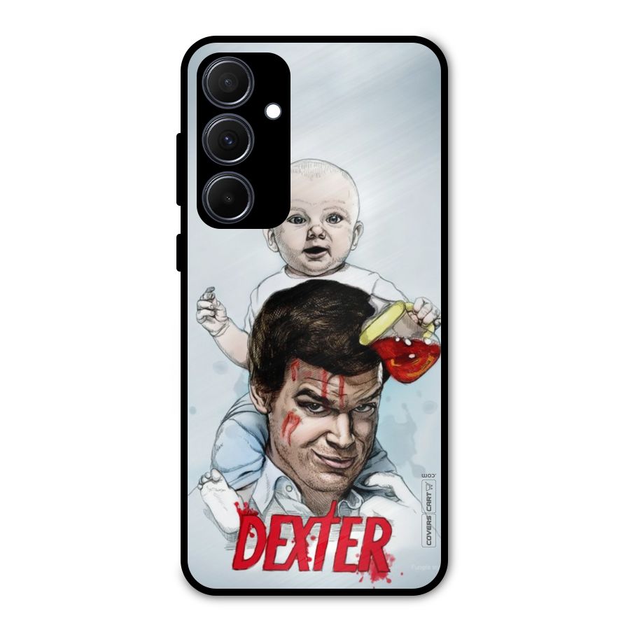 Dexter Artwork Metal Back Case for Galaxy A35
