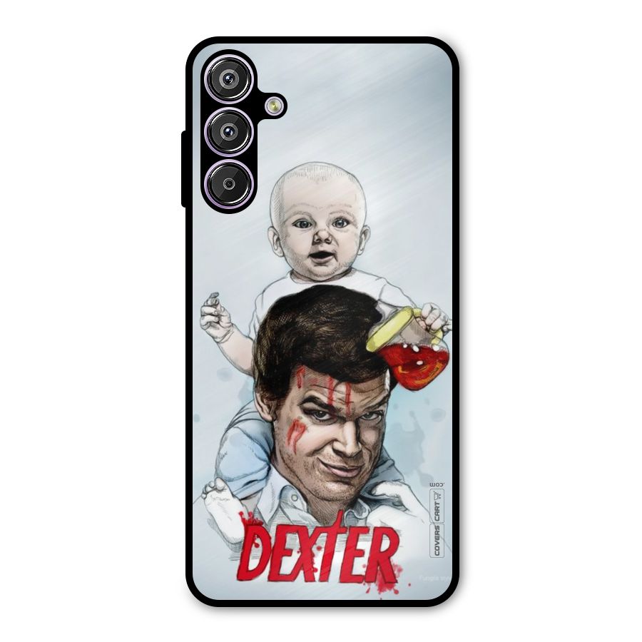 Dexter Artwork Metal Back Case for Galaxy F15
