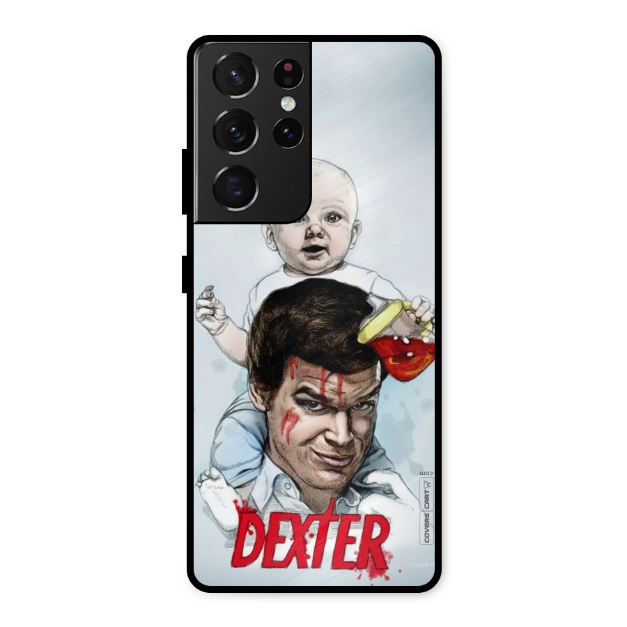 Dexter Artwork Metal Back Case for Galaxy S21 Ultra 5G