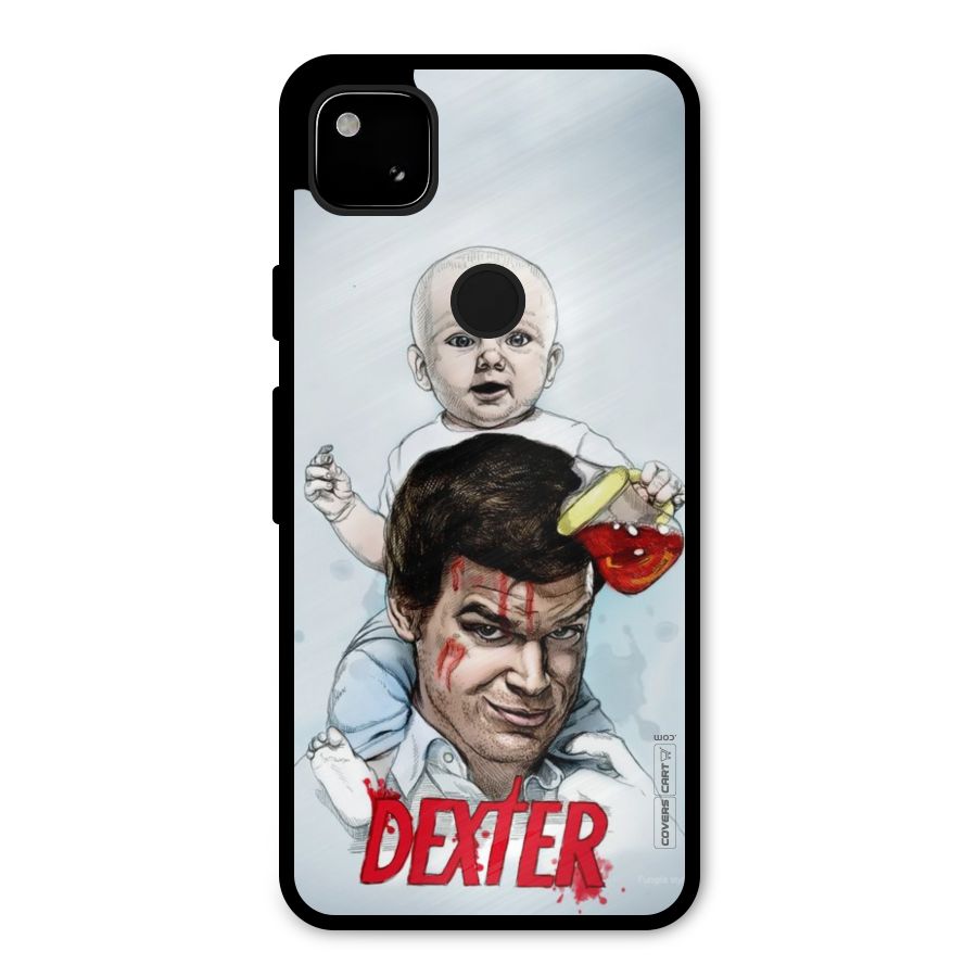 Dexter Artwork Metal Back Case for Google Pixel 4a