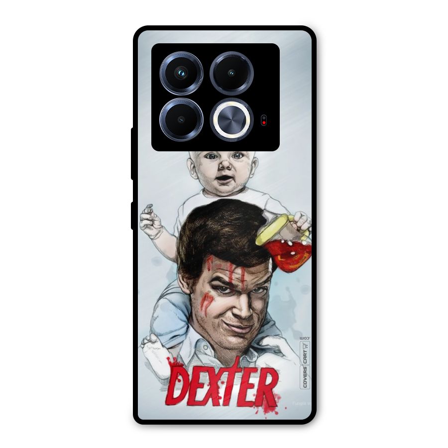 Dexter Artwork Metal Back Case for Infinix Note 40 5G