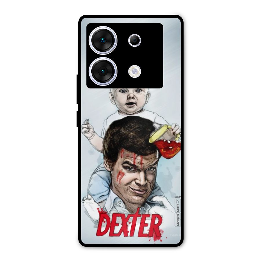 Dexter Artwork Metal Back Case for Infinix Zero 30 5G