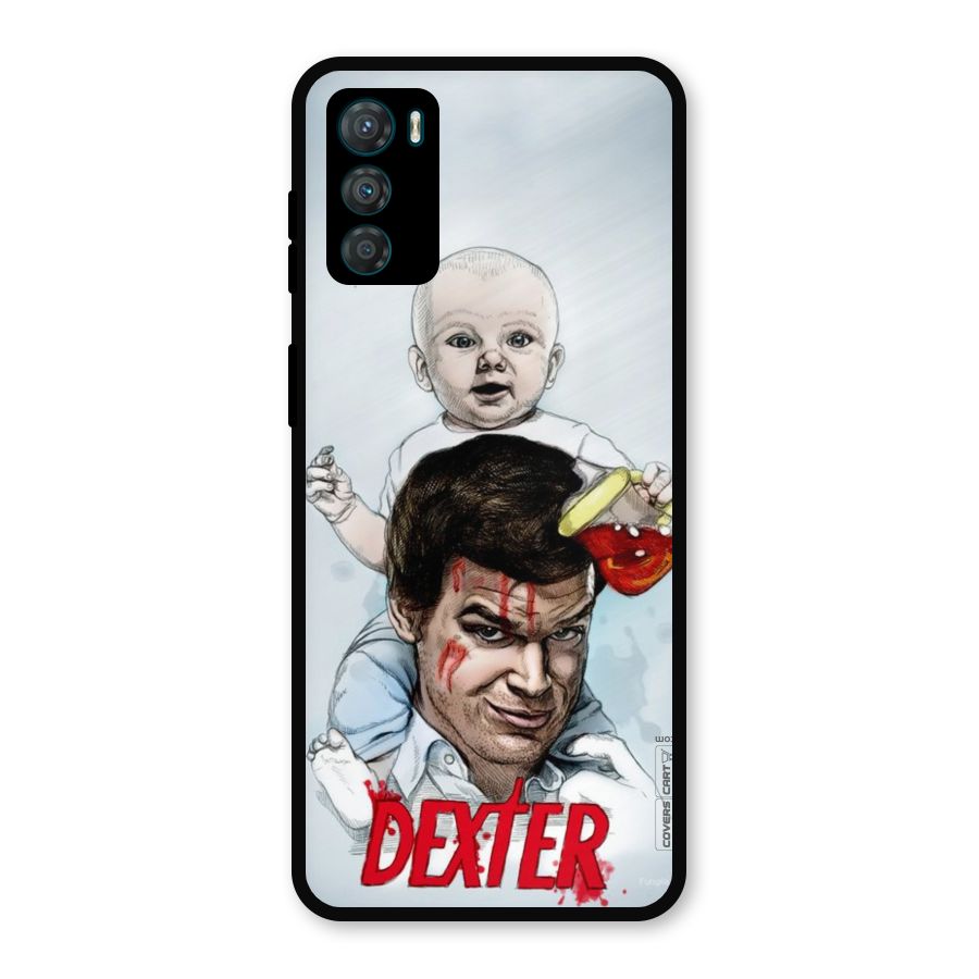 Dexter Artwork Metal Back Case for Moto G42
