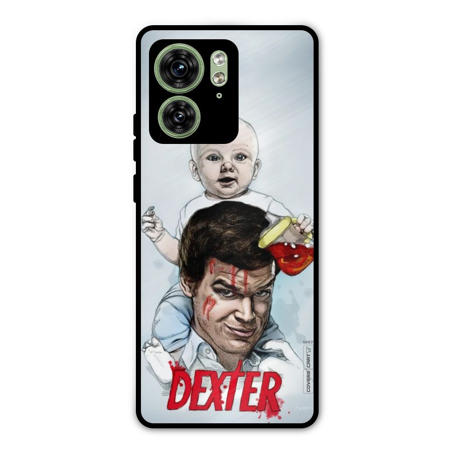 Dexter Artwork Metal Back Case for Motorola Edge 40 5G