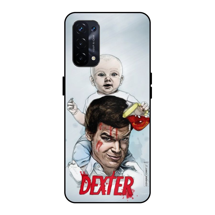 Dexter Artwork Metal Back Case for Oppo A74 5G