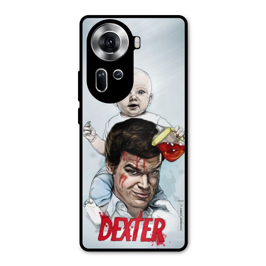 Dexter Artwork Metal Back Case for Oppo Reno11 5G