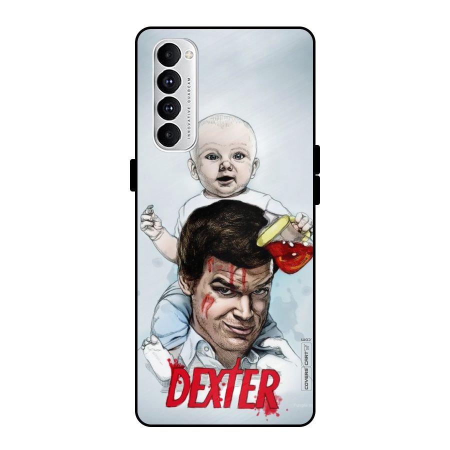 Dexter Artwork Metal Back Case for Oppo Reno4 Pro