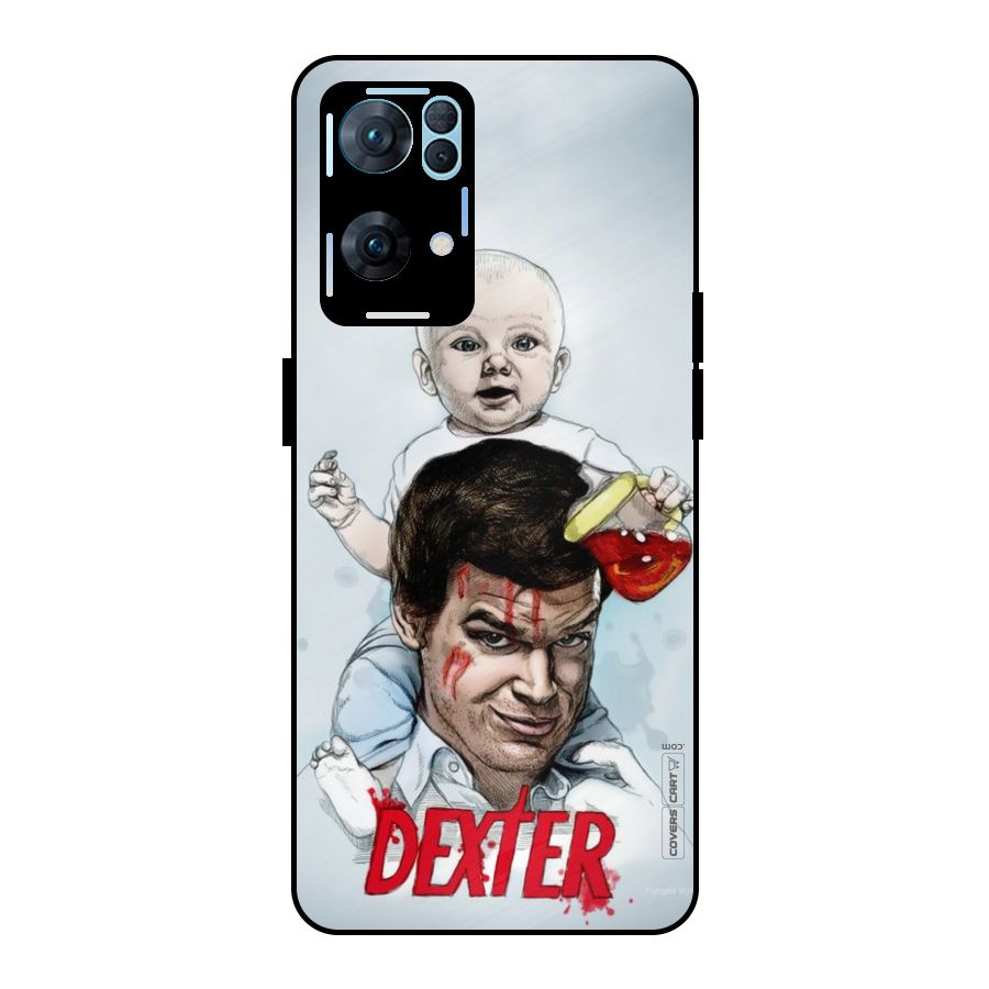 Dexter Artwork Metal Back Case for Oppo Reno7 Pro 5G