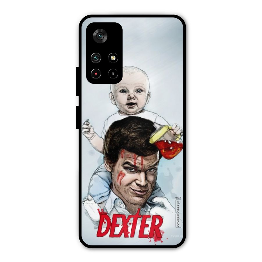 Dexter Artwork Metal Back Case for Poco M4 Pro 5G