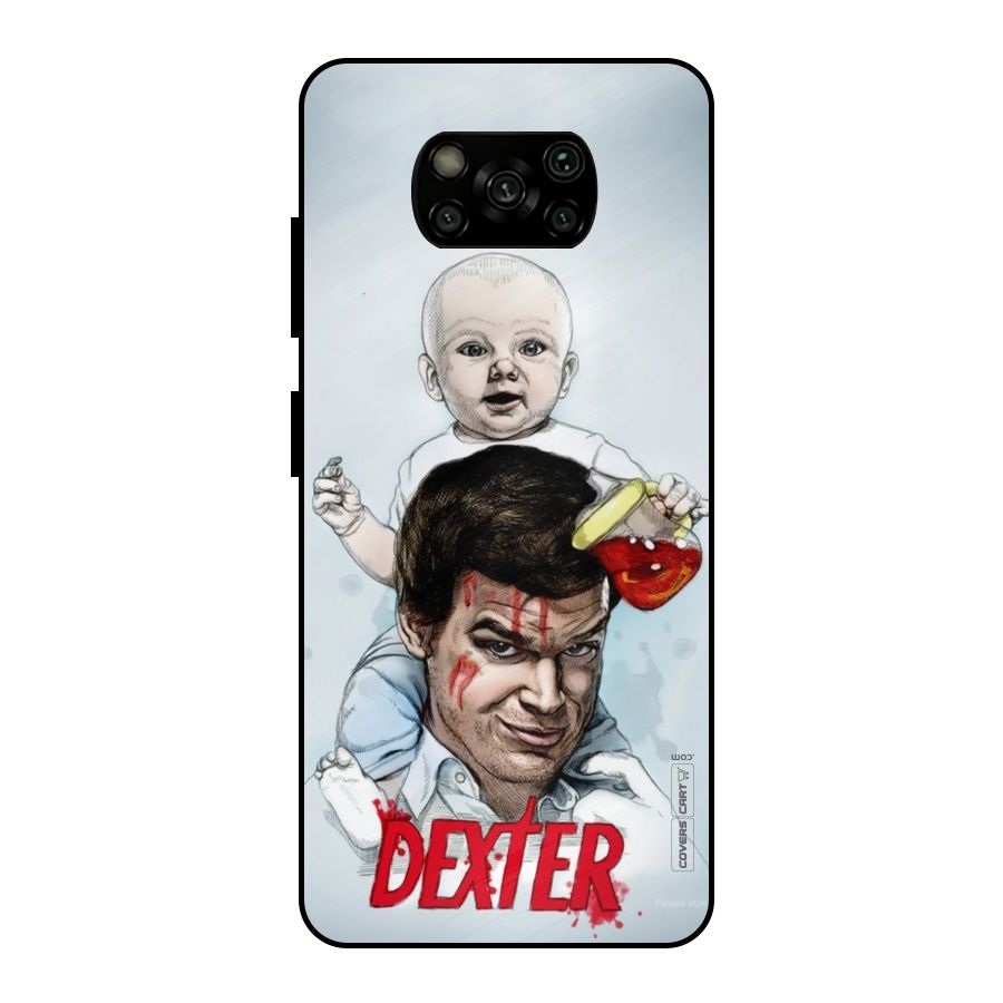 Dexter Artwork Metal Back Case for Poco X3