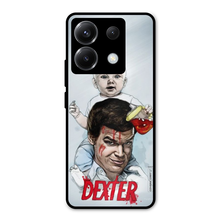 Dexter Artwork Metal Back Case for Poco X6