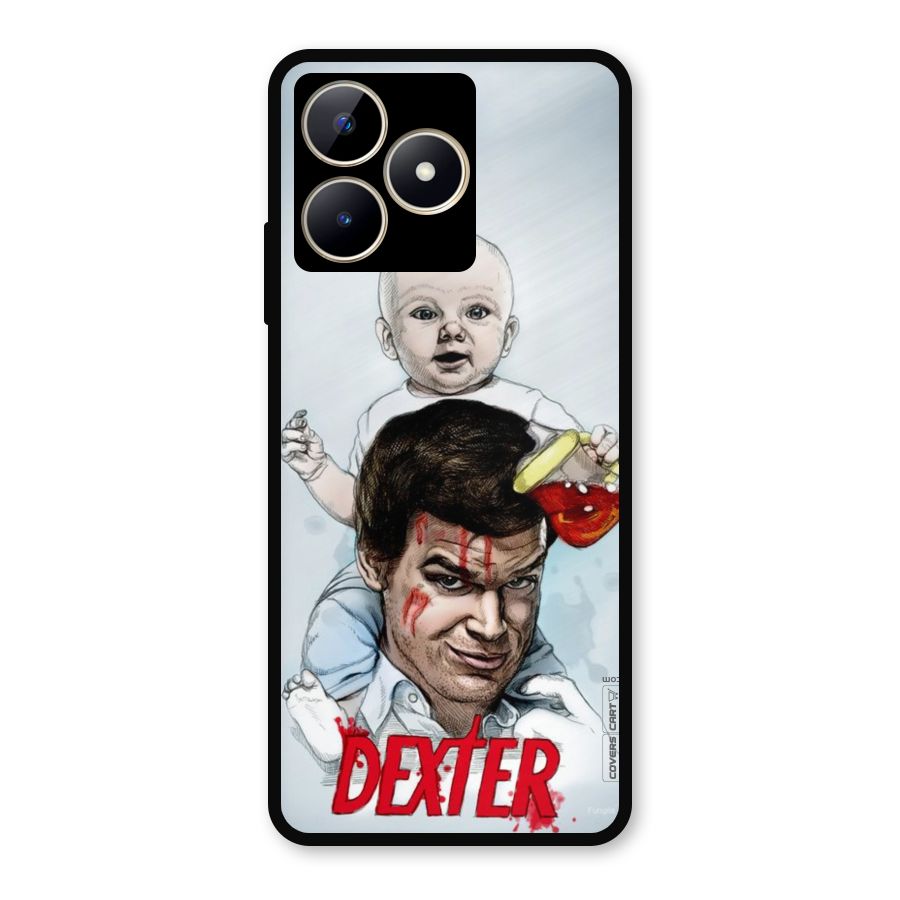 Dexter Artwork Metal Back Case for Realme C53