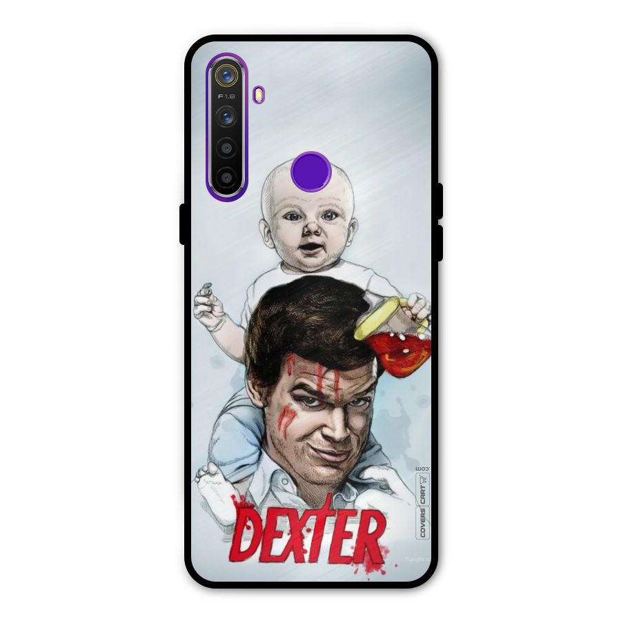 Dexter Artwork Metal Back Case for Realme Narzo 10
