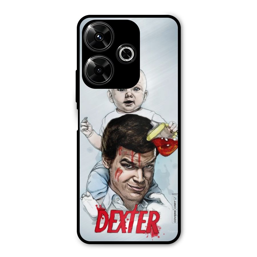 Dexter Artwork Metal Back Case for Redmi 13 5G