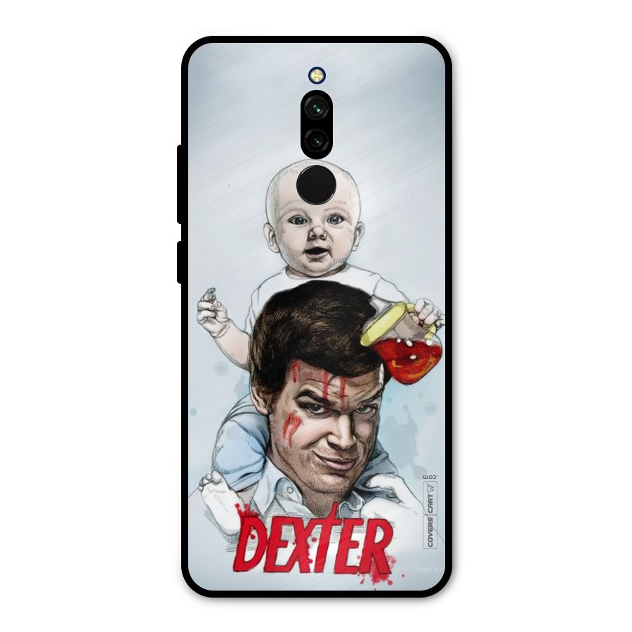 Dexter Artwork Metal Back Case for Redmi 8