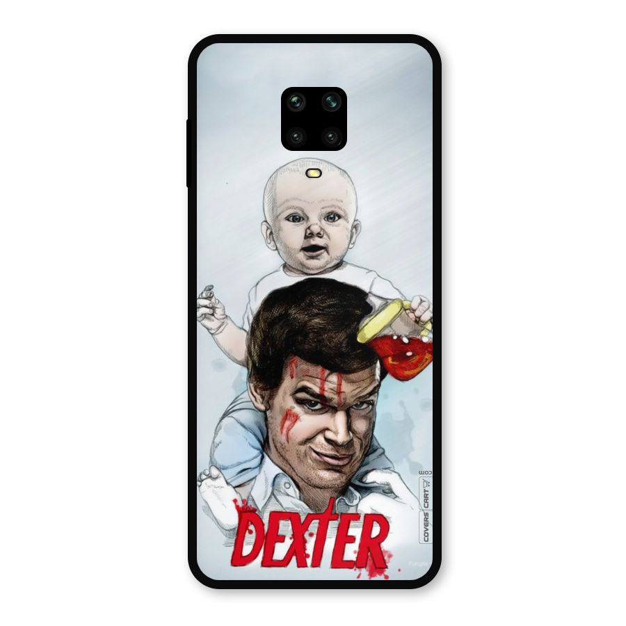 Dexter Artwork Metal Back Case for Redmi Note 9 Pro