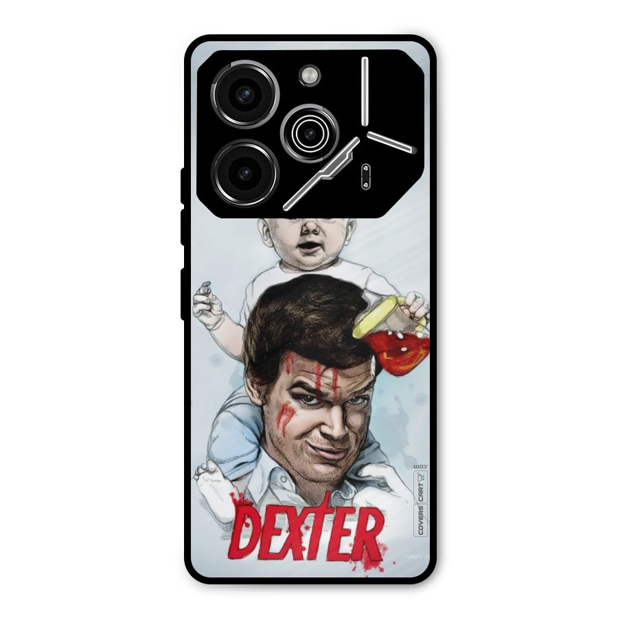 Dexter Artwork Metal Back Case for Tecno Pova 6 Pro