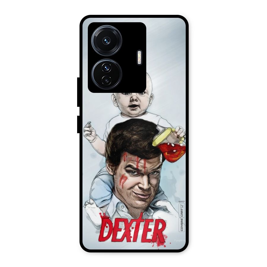 Dexter Artwork Metal Back Case for Vivo T1 Pro