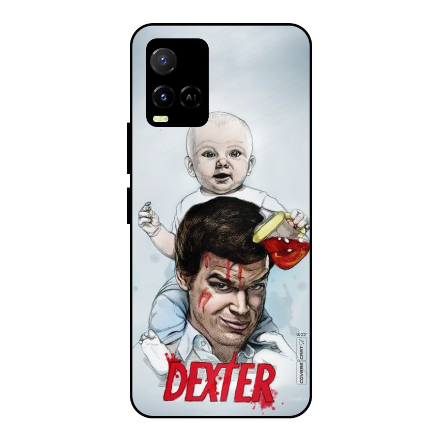 Dexter Artwork Metal Back Case for Vivo Y21A
