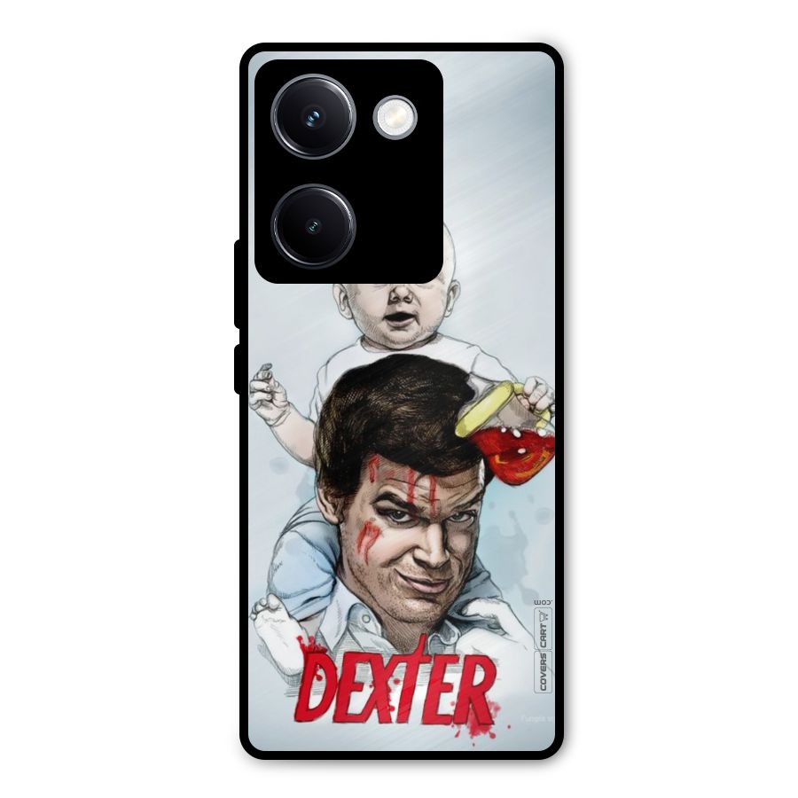 Dexter Artwork Metal Back Case for Vivo Y300 Plus