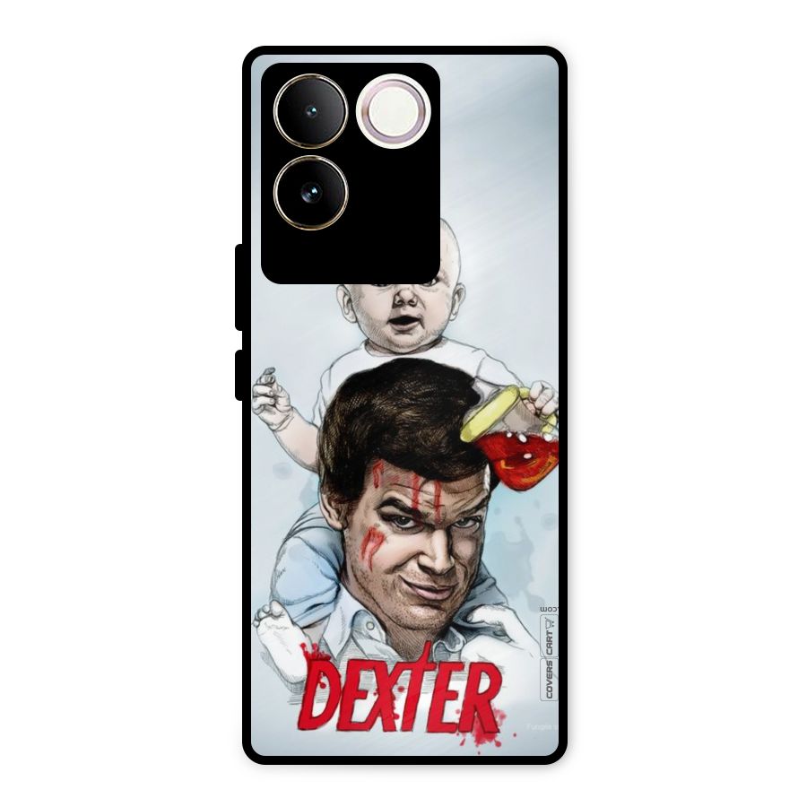 Dexter Artwork Metal Back Case for iQOO Z7 Pro