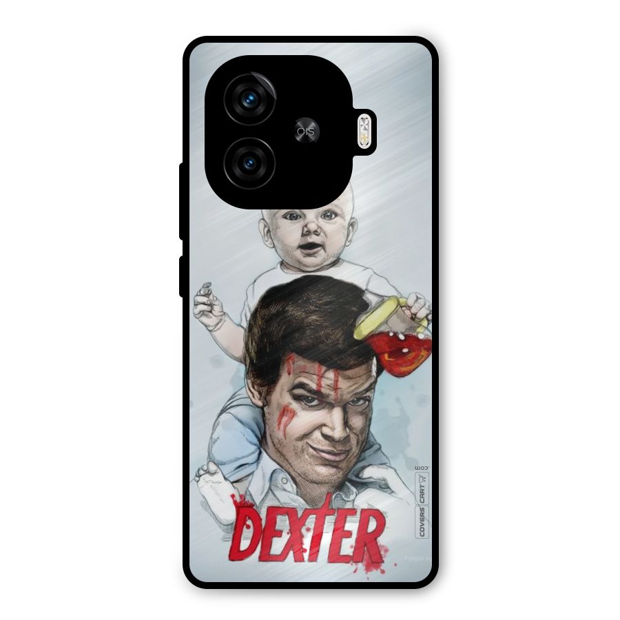 Dexter Artwork Metal Back Case for iQOO Z9 Turbo