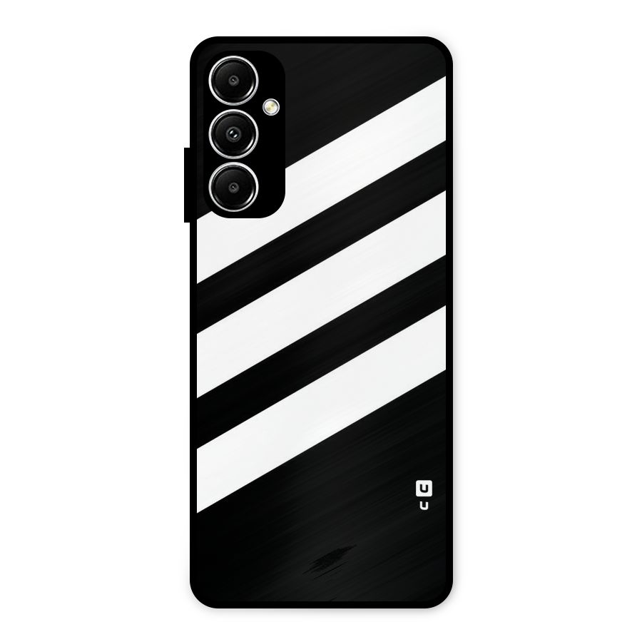 Diagonal Classic Stripes Metal Back Case for Galaxy A05s