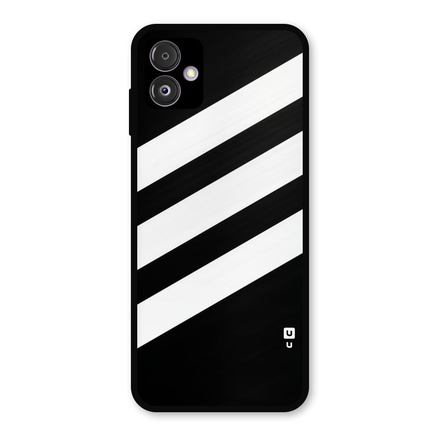 Diagonal Classic Stripes Metal Back Case for Galaxy F14